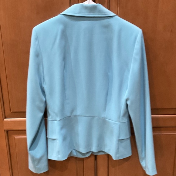 Rampage 2 Piece Greenish Blue Fitted Blazer and Trousers Size 6 - Picture 9 of 14